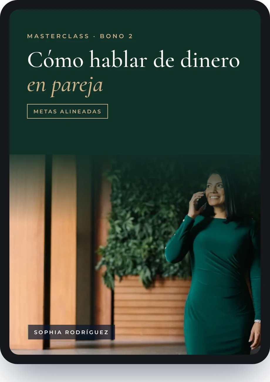 Masterclass Cómo hablar de dinero en pareja
