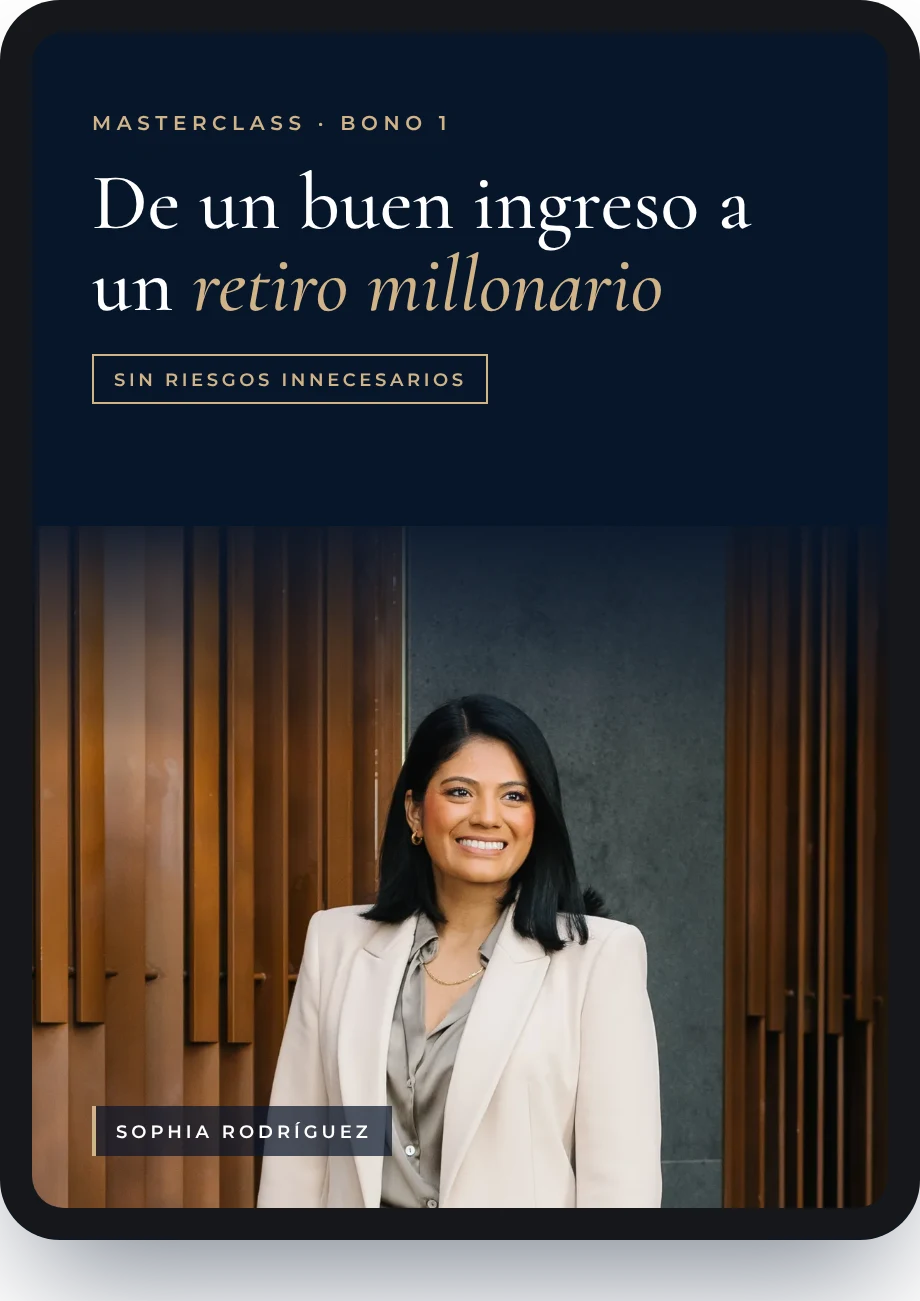 Masterclass De un buen ingreso a un retiro millonario