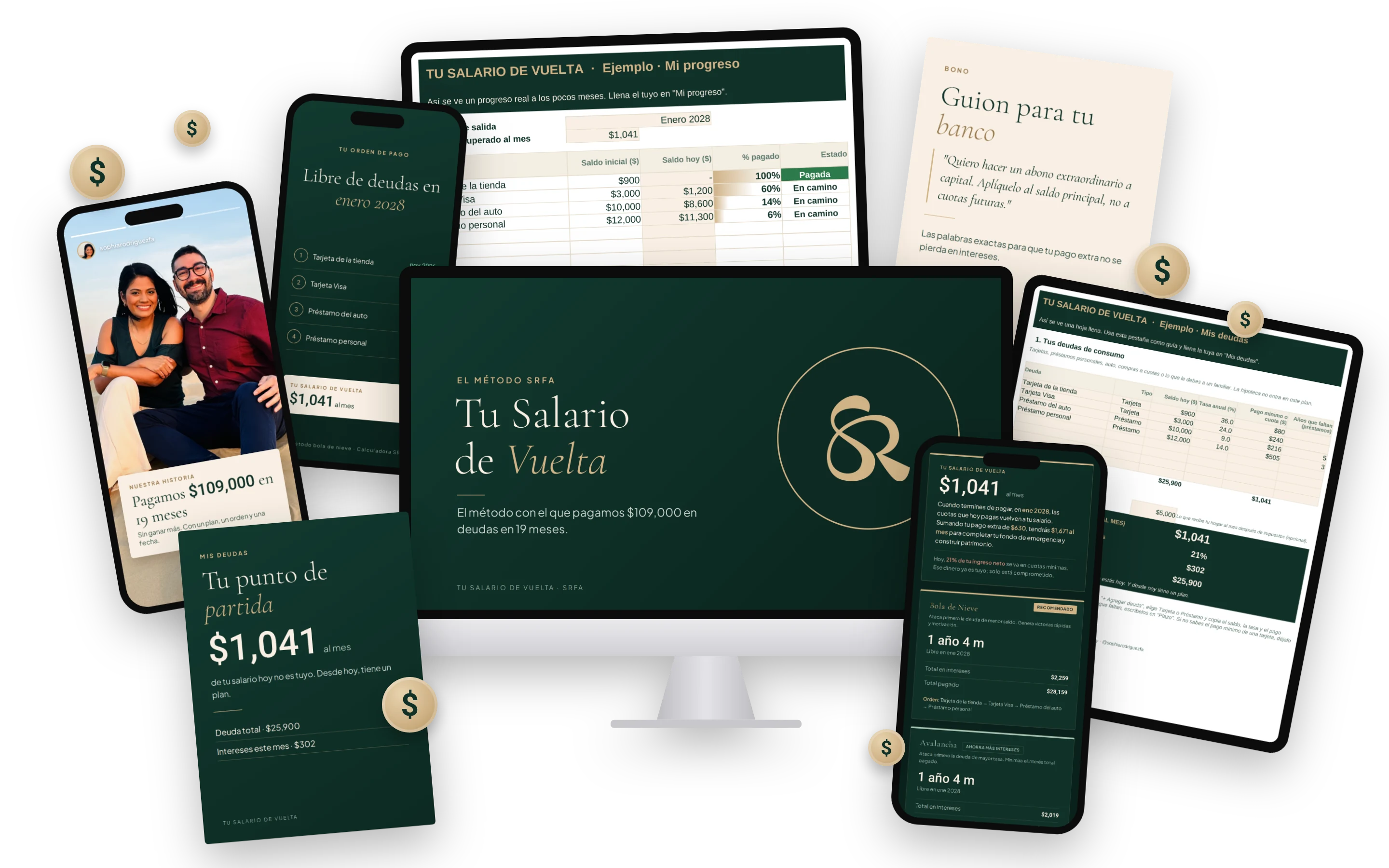 Tu Salario de Vuelta: calculadora, Excel y lecciones en todos tus dispositivos